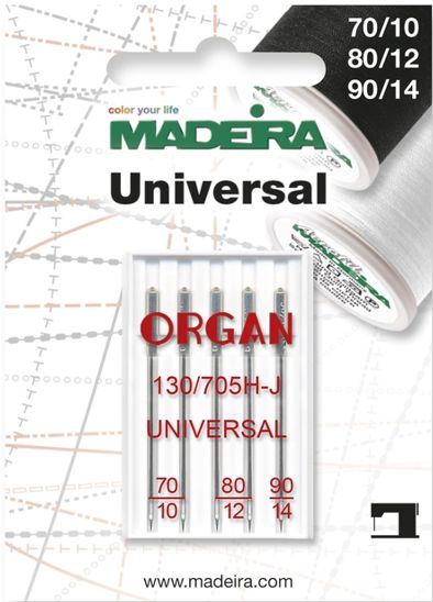 UNIVERSAL NEEDLES  70/10, 80/12 & 90/14